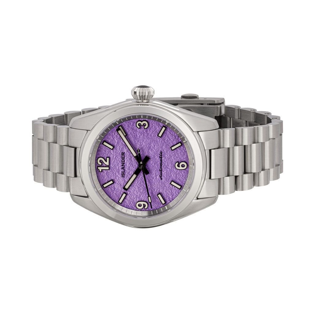Islander Brookville Calligraphy Edition Watch with Lavender