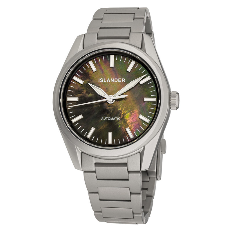 Islander Thunderbolt Pilot Watch with Black Mother of Pearl Dial #ISL-322