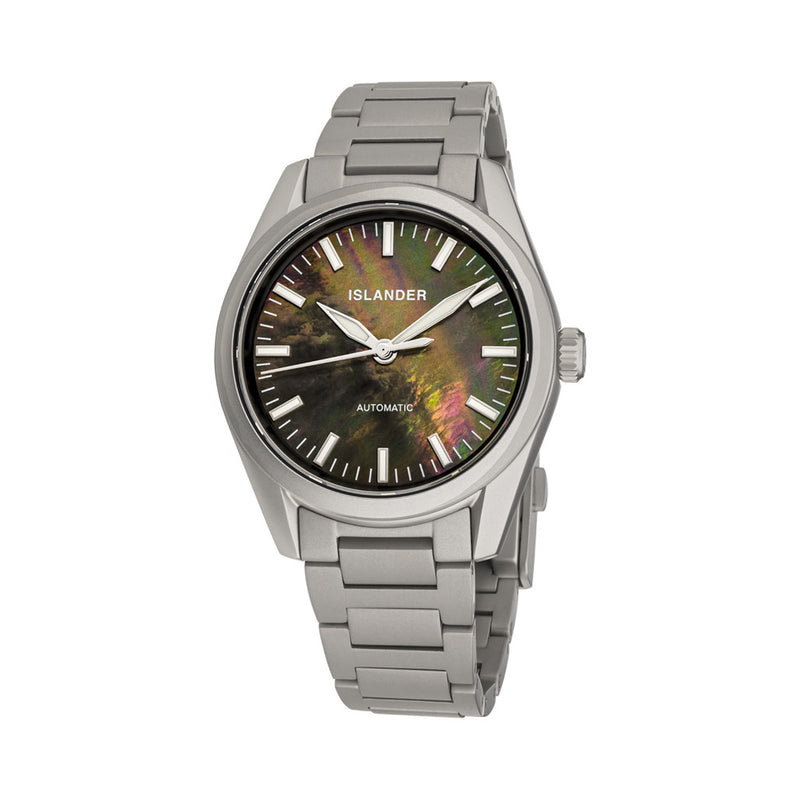 Islander Thunderbolt Pilot Watch with Black Mother of Pearl Dial #ISL-322