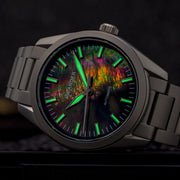 Islander Thunderbolt Pilot Watch with Black Mother of Pearl Dial #ISL-322