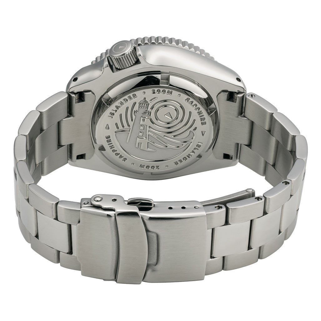 Islander Red October V2 Dive Watch with Radiant Blue Dial #ISL-323