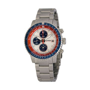 Islander Calverton Flight Chronograph Alarm Watch with White Dial #ISL-324