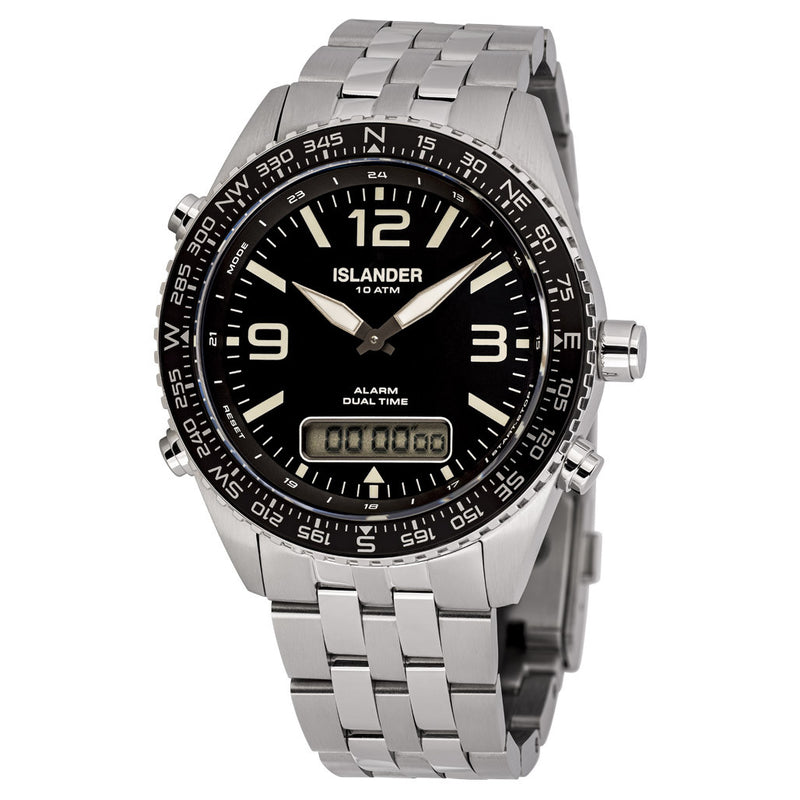 Islander Rocky Point Analog-Digital Watch with Black Dial #ISL-327