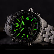 Islander Rocky Point Analog-Digital Watch with Black Dial #ISL-327