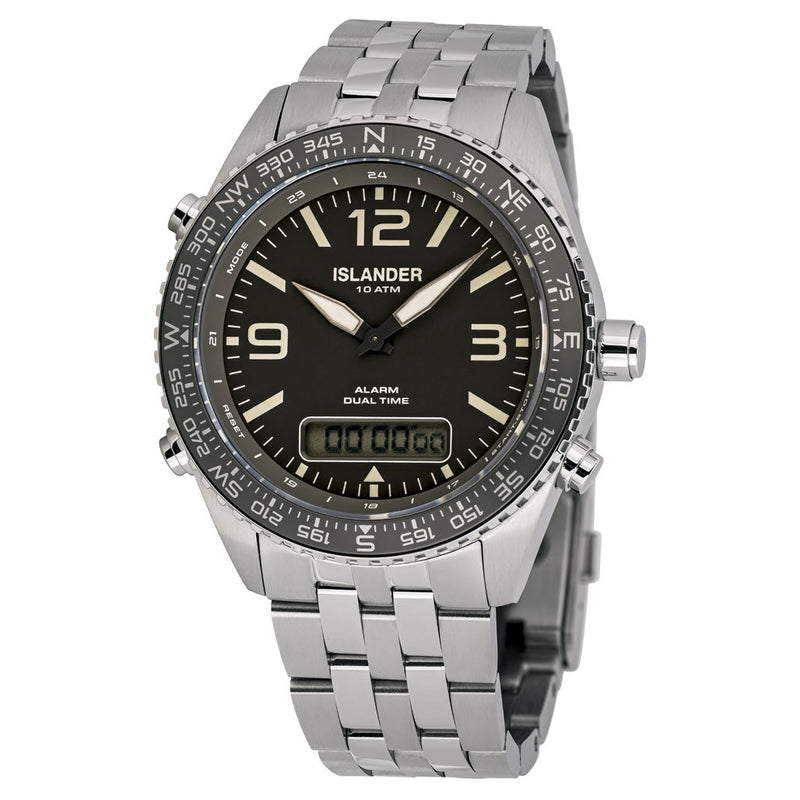 Islander Rocky Point Analog-Digital Watch with Grey Dial #ISL-330