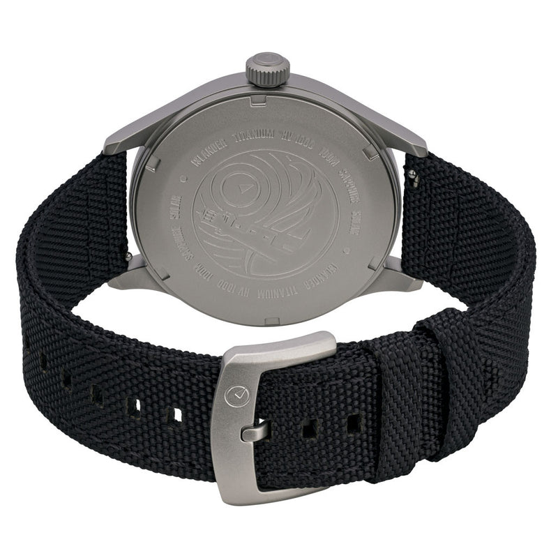 Islander Babylon HV1000 Titanium Solar Field Watch with White Dial #ISL-332