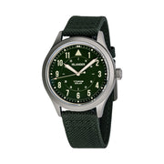 Islander Babylon HV1000 Titanium Solar Field Watch with Olive Dial #ISL-335