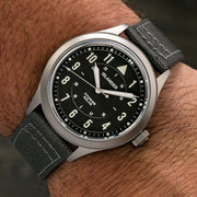 Islander Babylon HV1000 Titanium Solar Field Watch with Charcoal Dial #ISL-336