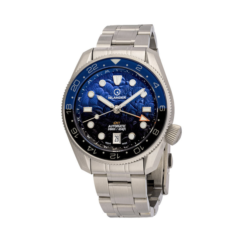 Islander JFK Automatic GMT Watch with Batman Dial #ISL-338