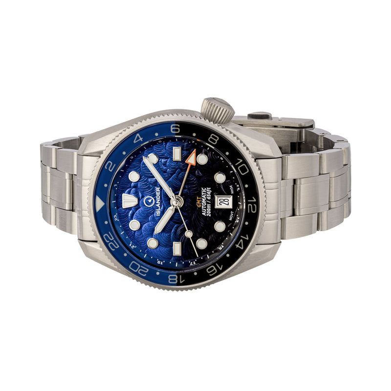 Islander JFK Automatic GMT Watch with Batman Dial #ISL-338