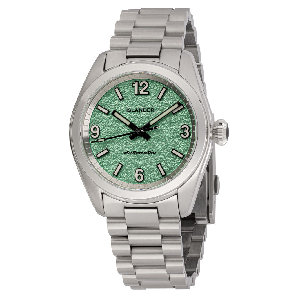 Islander Brookville Calligraphy Edition Watch with Green Parchment