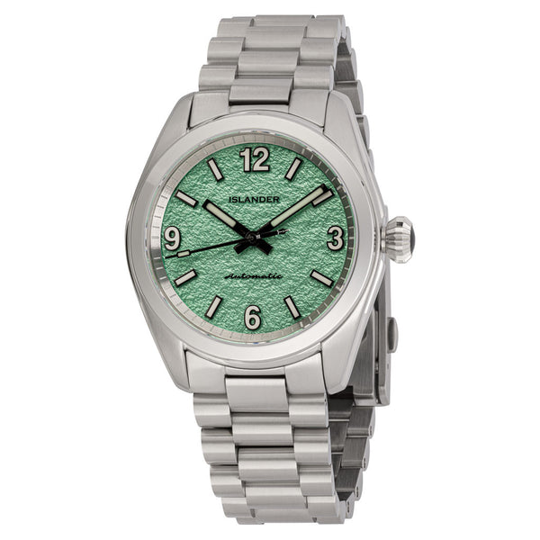 Islander Brookville Calligraphy Edition Watch with Green Parchment Dial #ISL-339