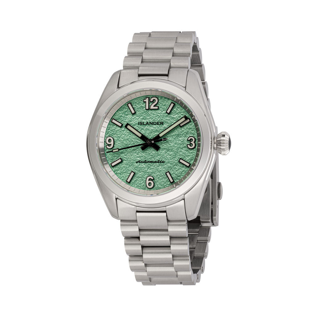Islander Brookville Calligraphy Edition Watch with Green Parchment