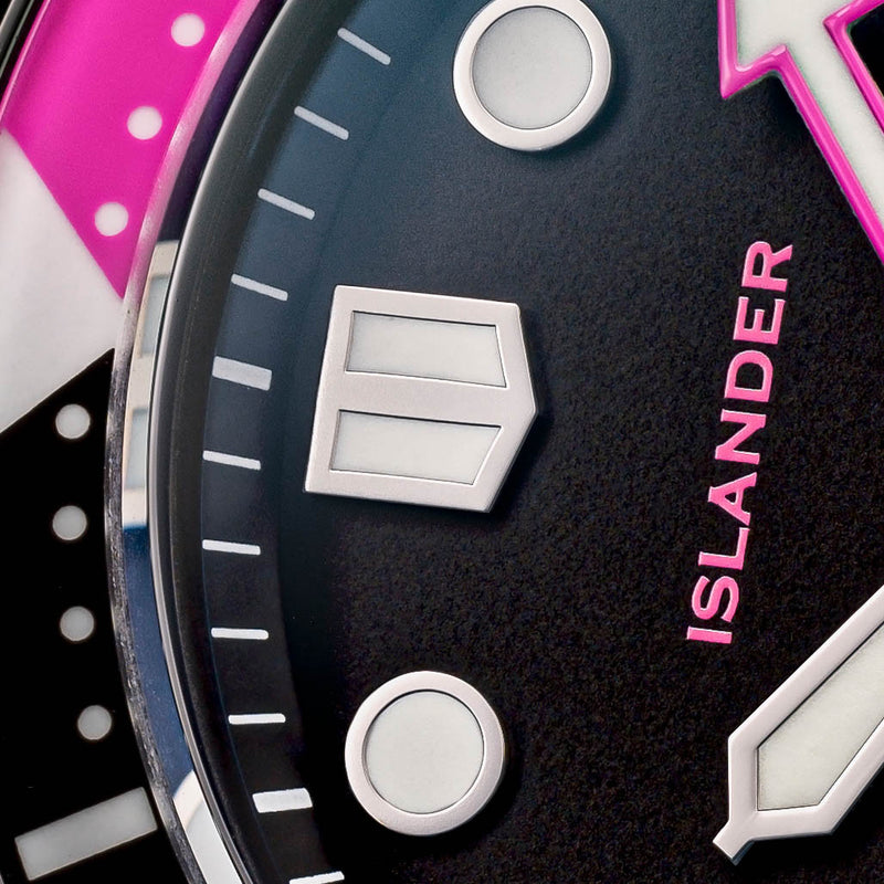 Islander x StrapHabit x Brodinkee "MWP" (Men Wear Pink) Charity Watch #ISL-342