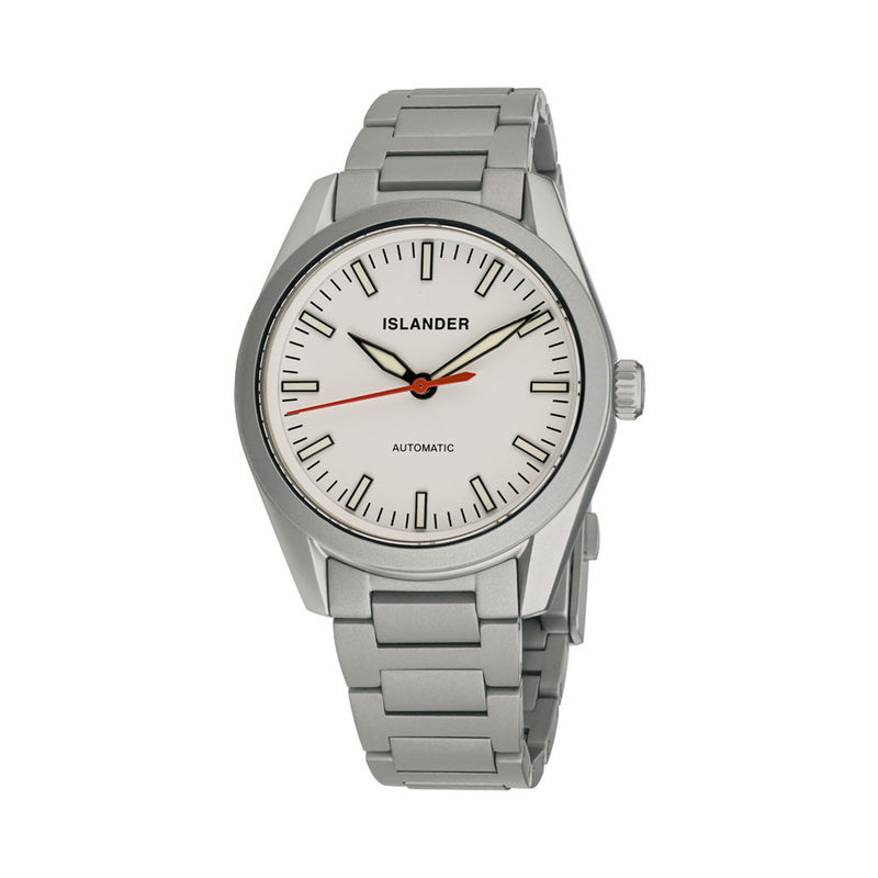 Islander Thunderbolt Pilot Watch with White Dial #ISL-343