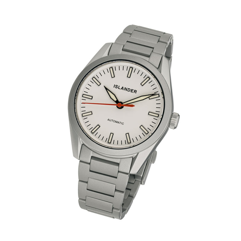 Islander Thunderbolt Pilot Watch with White Dial #ISL-343