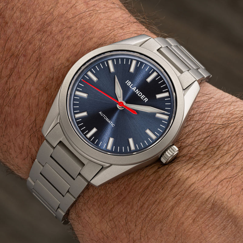 Islander Thunderbolt Pilot Watch with Radiant Blue Dial #ISL-344