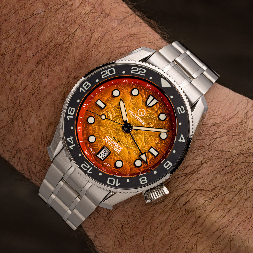 ジョン・アル・ホーグ　オリジナル　NEW DAY ジョン・アル・ホーグ オリジナル NEW DAY Islander JFK Automatic GMT