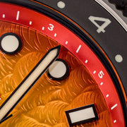 Islander JFK Automatic GMT Watch with Sunset Orange Dial #ISL-356
