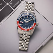 Islander Saltaire 38mm Solar Dive Watch with Blue Dial #ISL-357