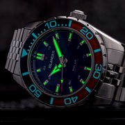 Islander Saltaire 38mm Solar Dive Watch with Blue Dial #ISL-357