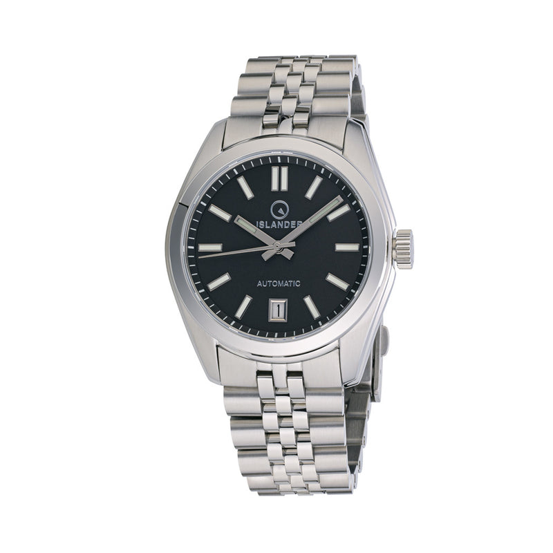 Islander Brookville Hi-Beat Automatic Dress Watch with Black Dial, AR Sapphire Crystal #ISL-36