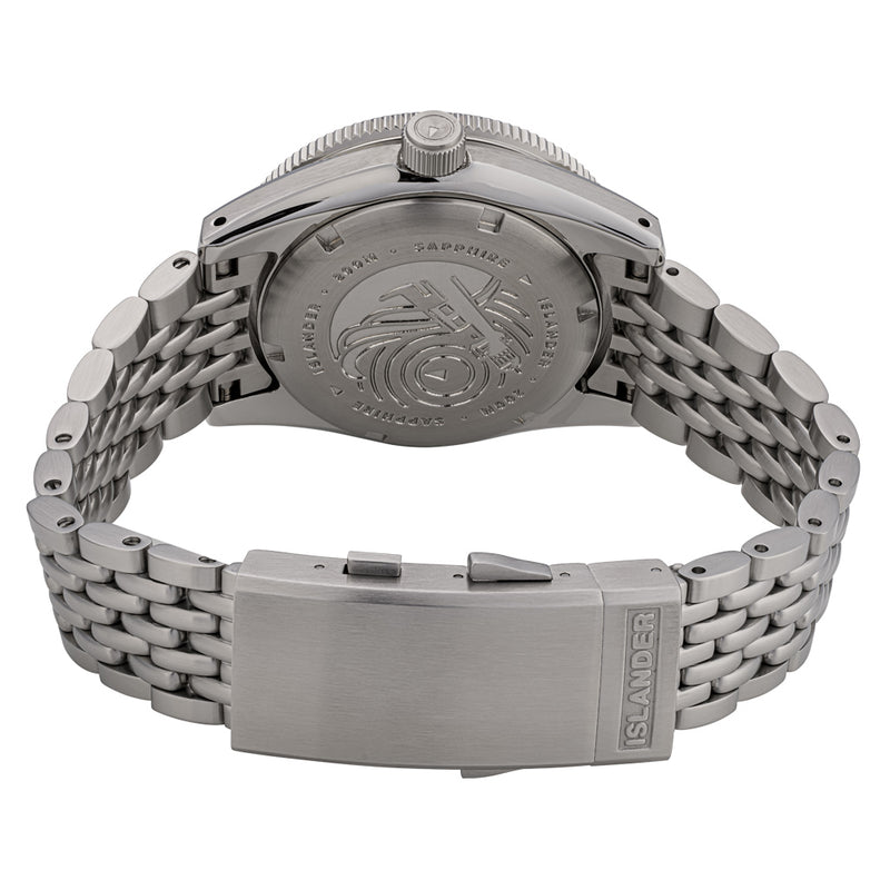 Islander Northport Automatic Dive Watch with White Ripple Dial #ISL-360