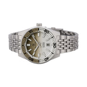 Islander Northport Automatic Dive Watch with Khaki to White Ripple Dial #ISL-361
