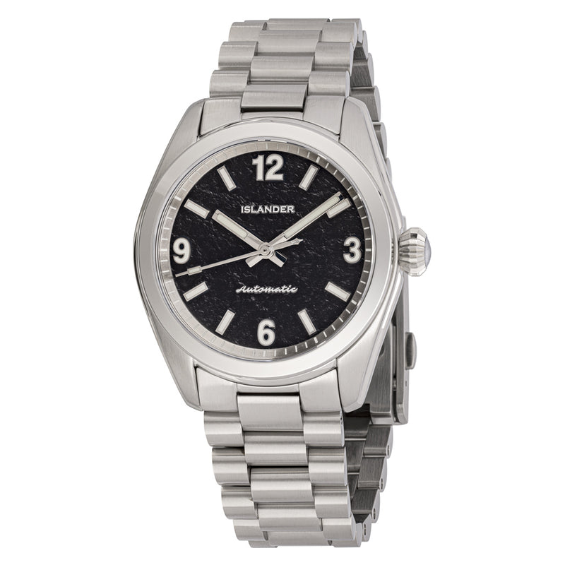 Islander Brookville Calligraphy Edition Watch with Black Parchment Dial #ISL-368