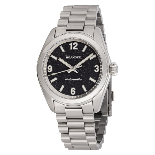 Islander Brookville Calligraphy Edition Watch with Black Parchment Dial #ISL-368