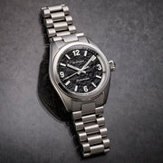 Islander Brookville Calligraphy Edition Watch with Black Parchment Dial #ISL-368