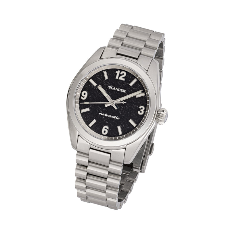 Islander Brookville Calligraphy Edition Watch with Black Parchment Dial #ISL-368