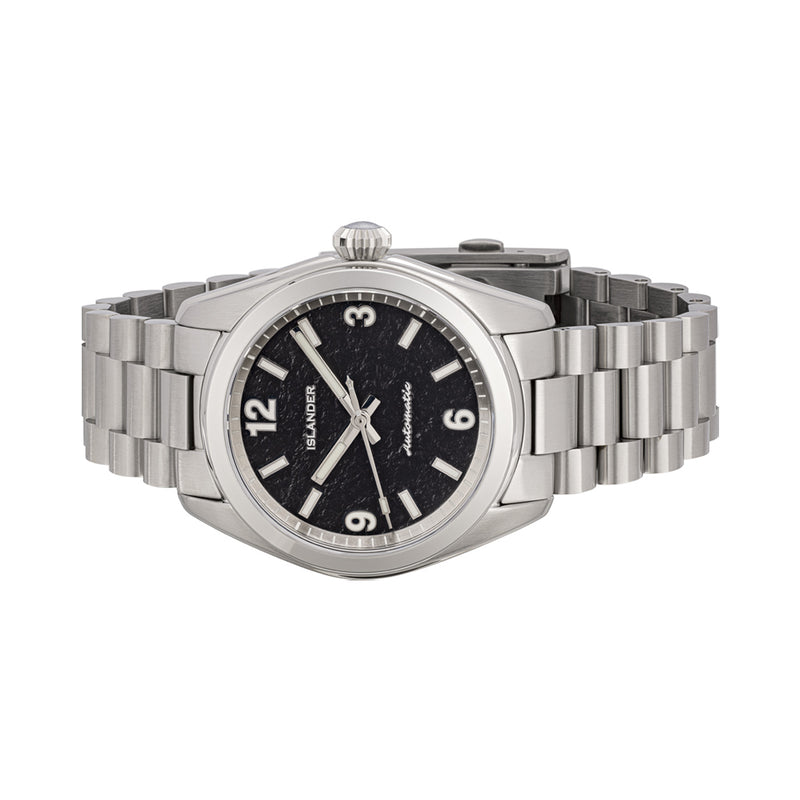Islander Brookville Calligraphy Edition Watch with Black Parchment Dial #ISL-368
