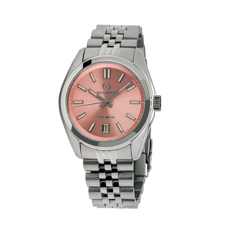 Islander Brookville Hi-Beat Automatic Dress Watch with Salmon Dial, AR Sapphire Crystal #ISL-37