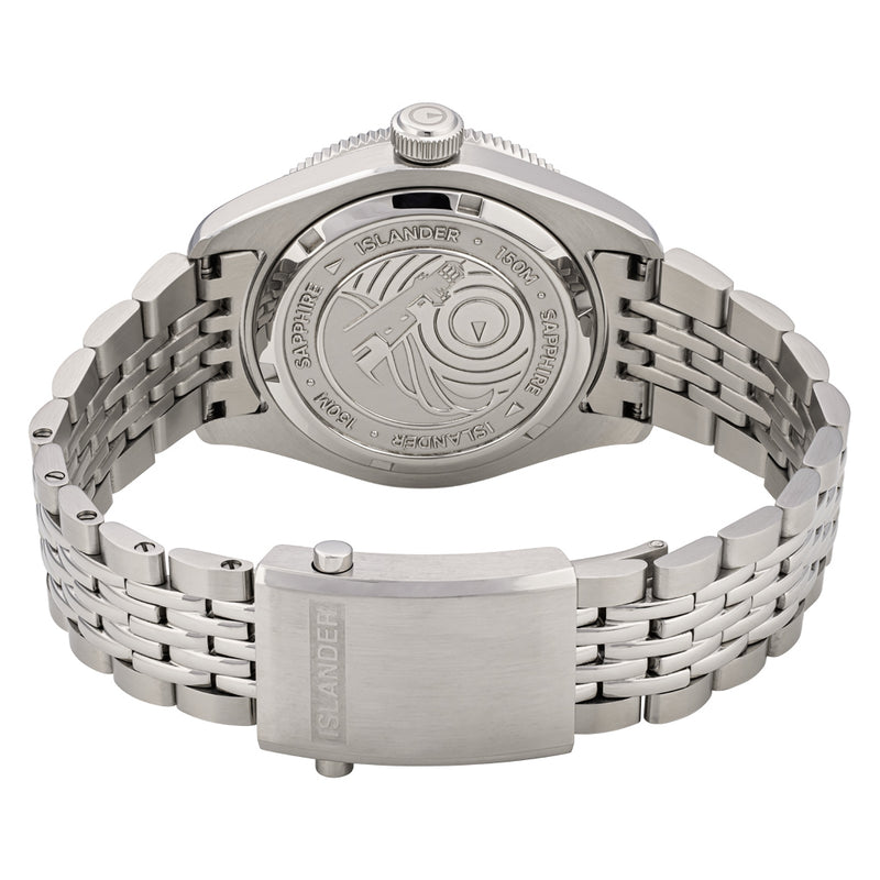 Islander Port Jefferson Skin Diver Automatic Watch with Silver Dial #ISL-374