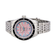 Islander Port Jefferson Skin Diver Automatic Watch with Miami Pink Dial #ISL-372
