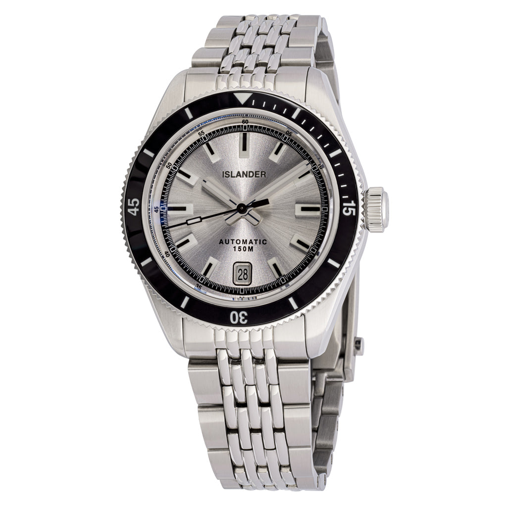 Islander Port Jefferson Skin Diver Automatic Watch with Silver
