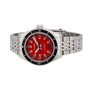 Islander Port Jefferson Skin Diver Automatic Watch with Red Dial #ISL-375