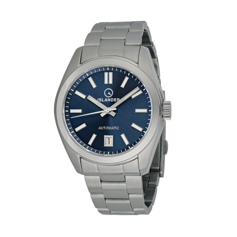 Islander Brookville Hi-Beat Automatic Dress Watch with Blue Dial, AR Sapphire Crystal #ISL-38