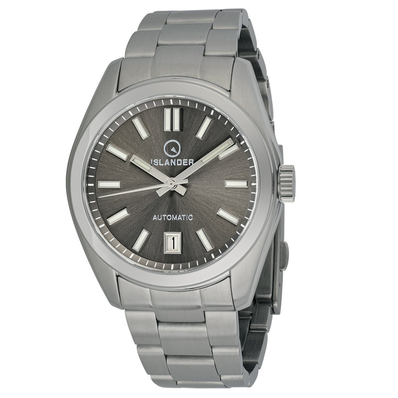 Islander Brookville Hi-Beat Automatic Dress Watch with Grey Dial, AR Sapphire Crystal #ISL-39 zoom