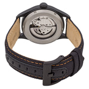 Islander Mitchel Black DLC Automatic Field Watch with Luminous Dial #ISL-83