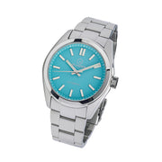 TEXT EXCLUSIVE - Islander Brookville Hi-Beat Automatic Dress Watch with Robin's Egg Blue Dial, AR Sapphire Crystal #ISL-85 tilt