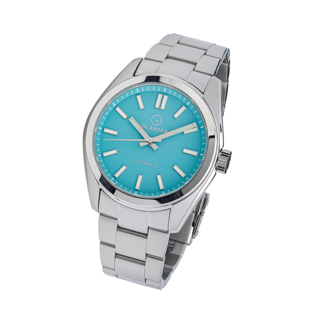 Islander Brookville Hi-Beat Automatic Dress Watch with Robin's Egg