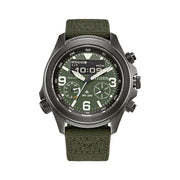 Citizen Promaster Land Ani-Digi Watch with Green Dial #JV1005-02W