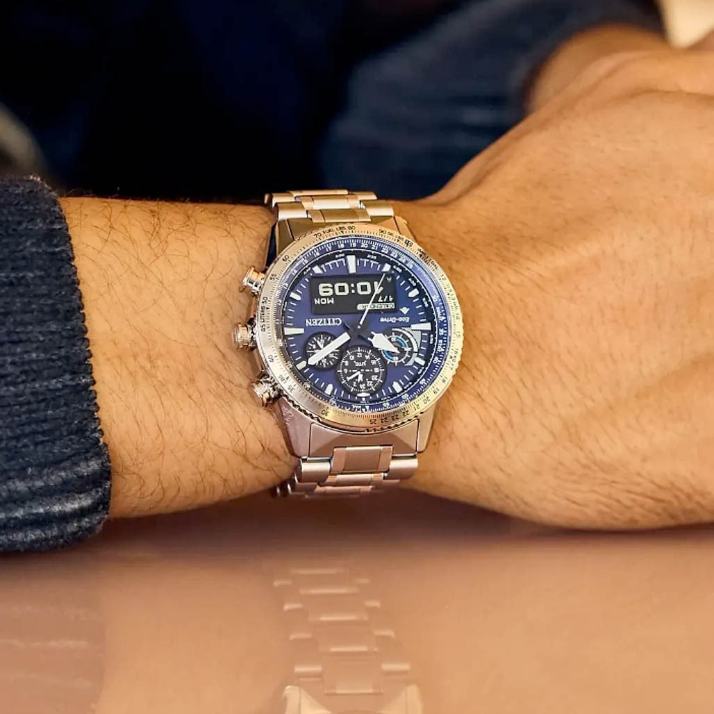 オービル Citizen Eco-Drive Promaster Skyhawk U380 with Blue Dial #JV2000