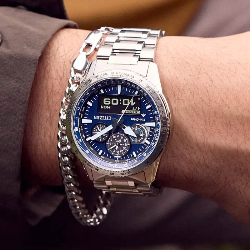 Citizen Eco-Drive Promaster Skyhawk U380 with Blue Dial #JV2000-51L