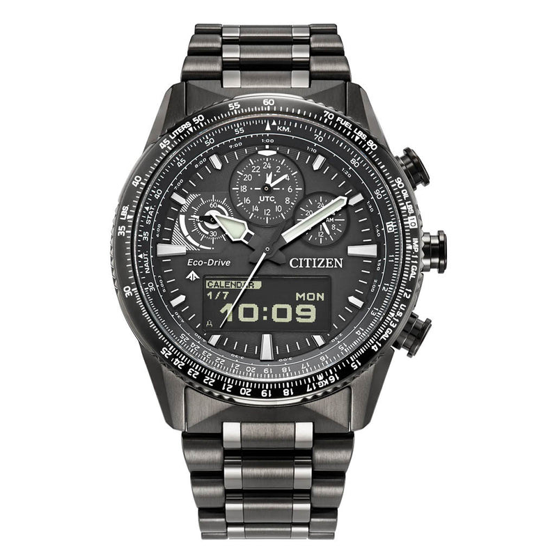 Citizen Promaster Skyhawk U830 Analog-Digital Watch with Black Dial #JV2005-58E