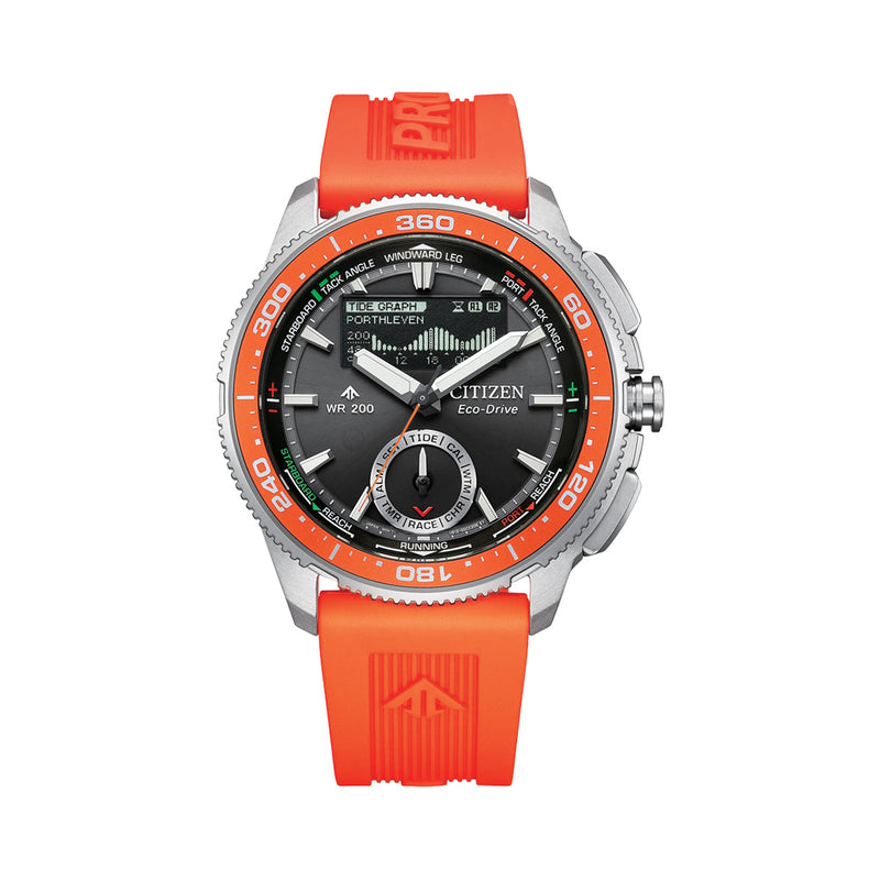 Citizen Eco-Drive Promaster WaveTracker in Orange #JV3000-13E
