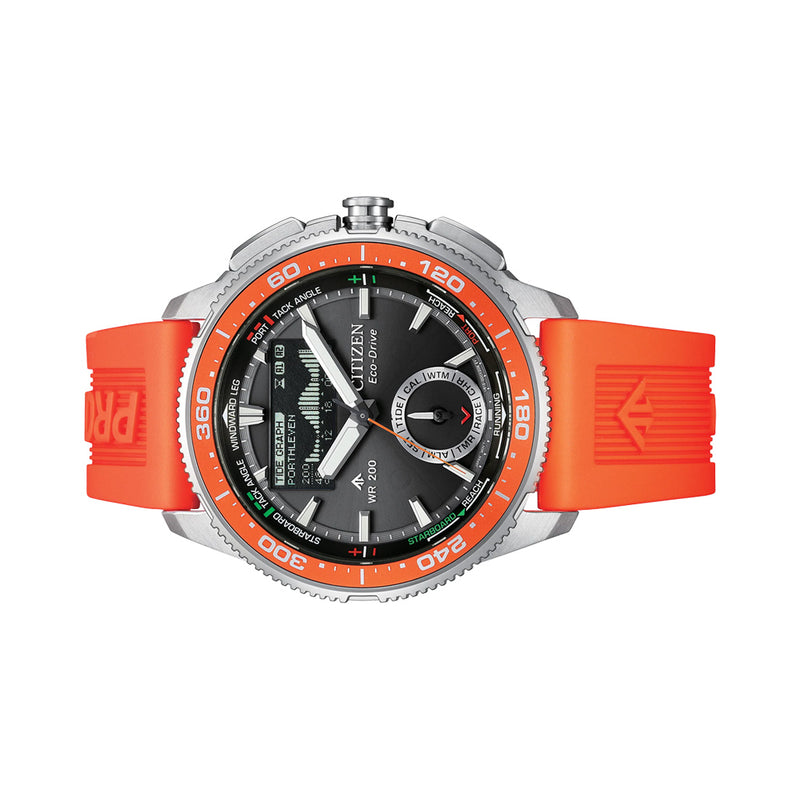 Citizen Eco-Drive Promaster WaveTracker in Orange #JV3000-13E