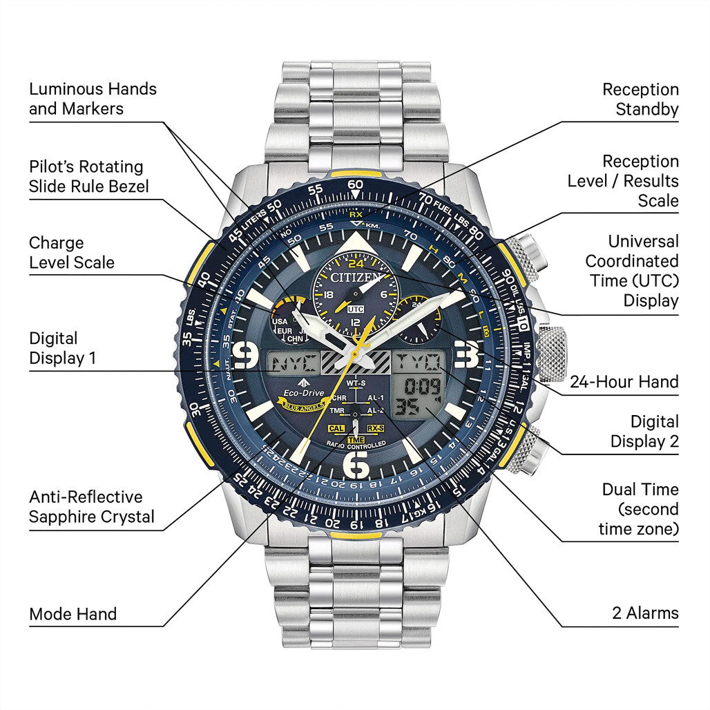 JOページ Citizen Promaster Blue Angels Skyhawk A-T Solar Watch #JY8078-52L